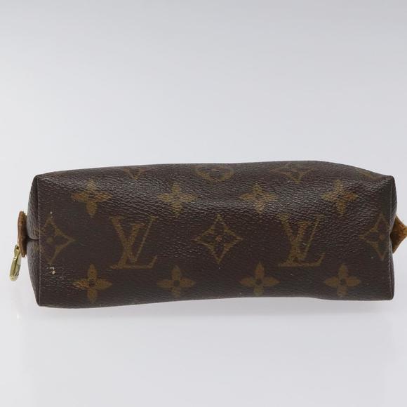 LOUIS VUITTON Monogram Pochette Cosmetic PM Cosmetic Pouch M47515 LV Auth EC216 - Picture 6 of 16